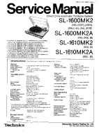 Technics - SL-1600_Mk2a - Service manual 